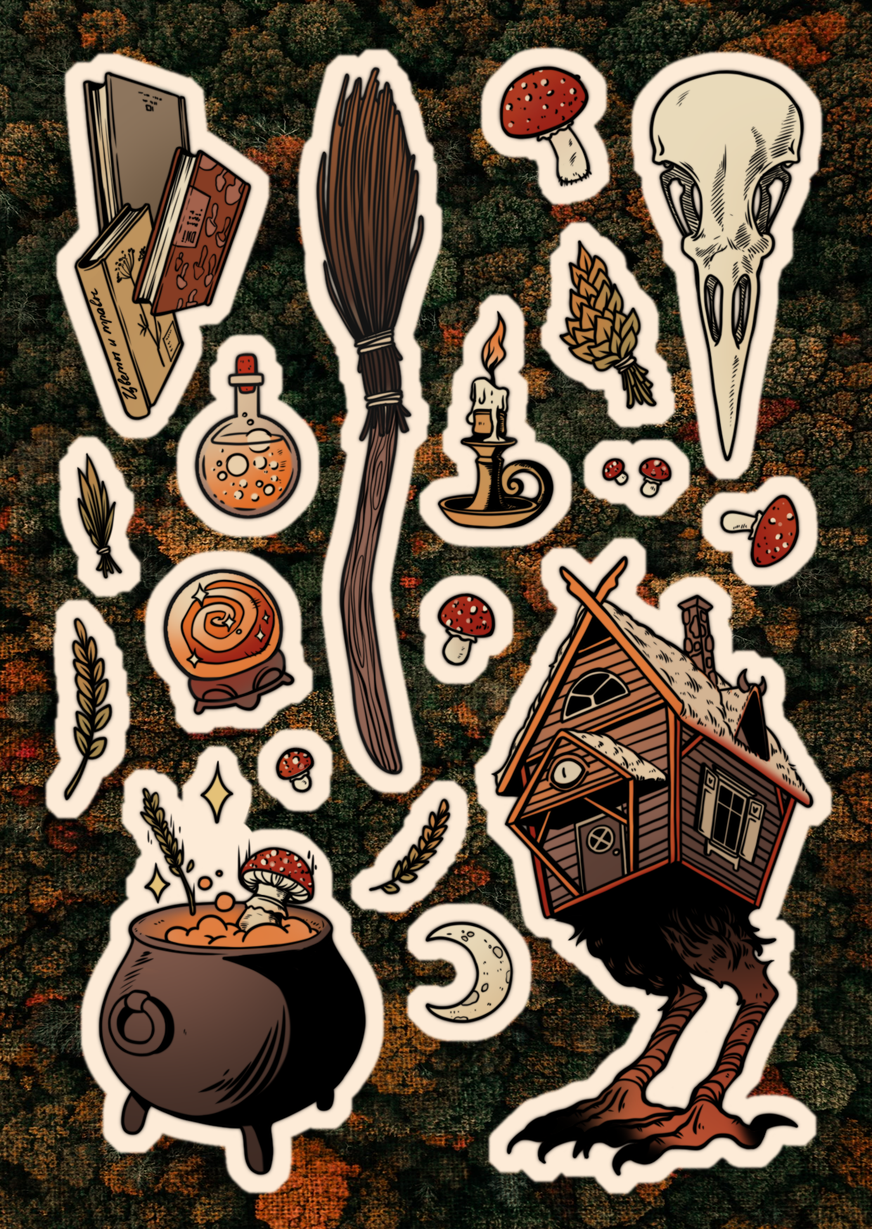 Стикерпак "Баба-Яга"