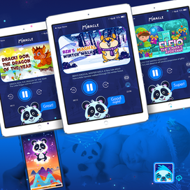 Иллюстрации, персонажи для приложения со сказками