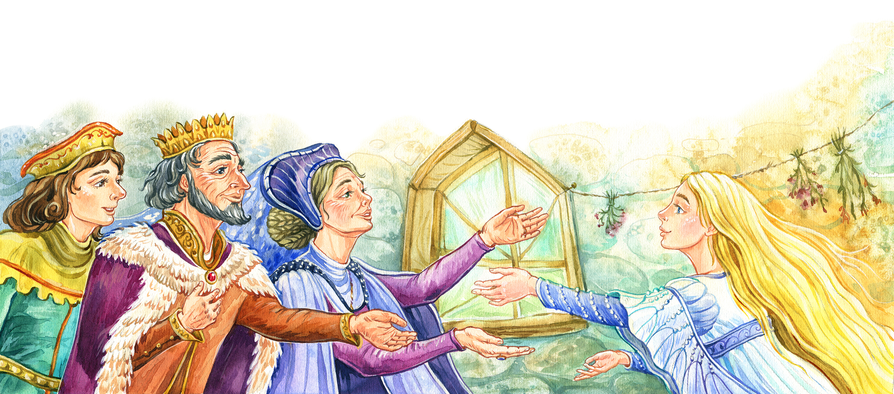 Братья Гримм "Гусятница у колодца"