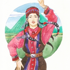 Танец у подножия горы 