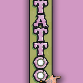 традиционные лампы для тату студий