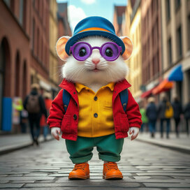 Хомяк в стиле Фэнси-дресс-код