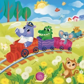 Лесной поезд 