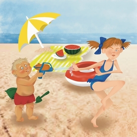 Случай на пляже