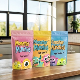 Брендовые персонажи и дизайн упаковки для коробок с печеньем