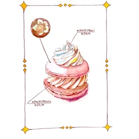 Кокосовый макарон