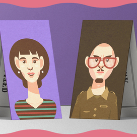 Векторные иллюстрации персонажей