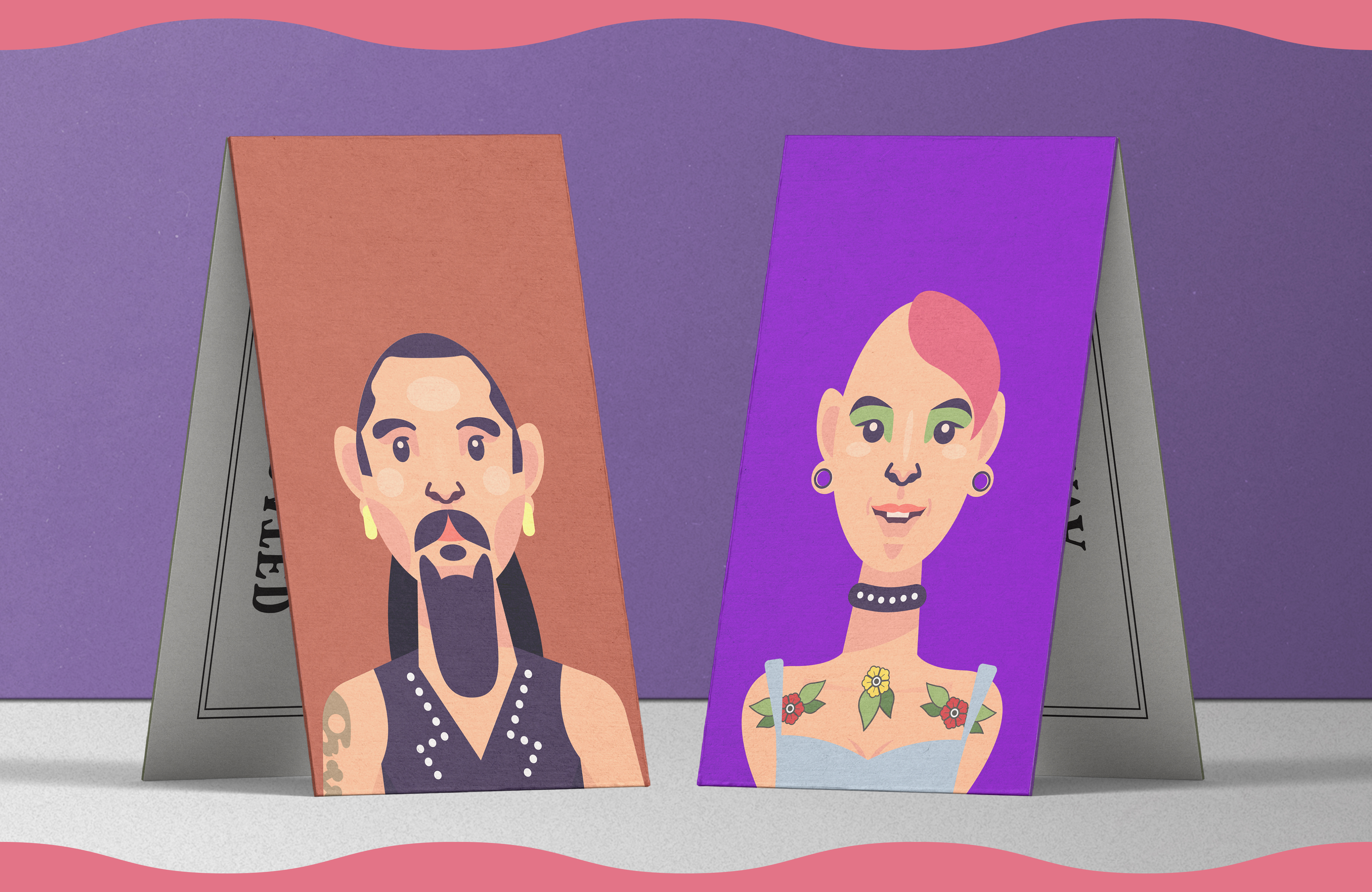 Векторные иллюстрации персонажей