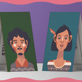 Векторные иллюстрации персонажей