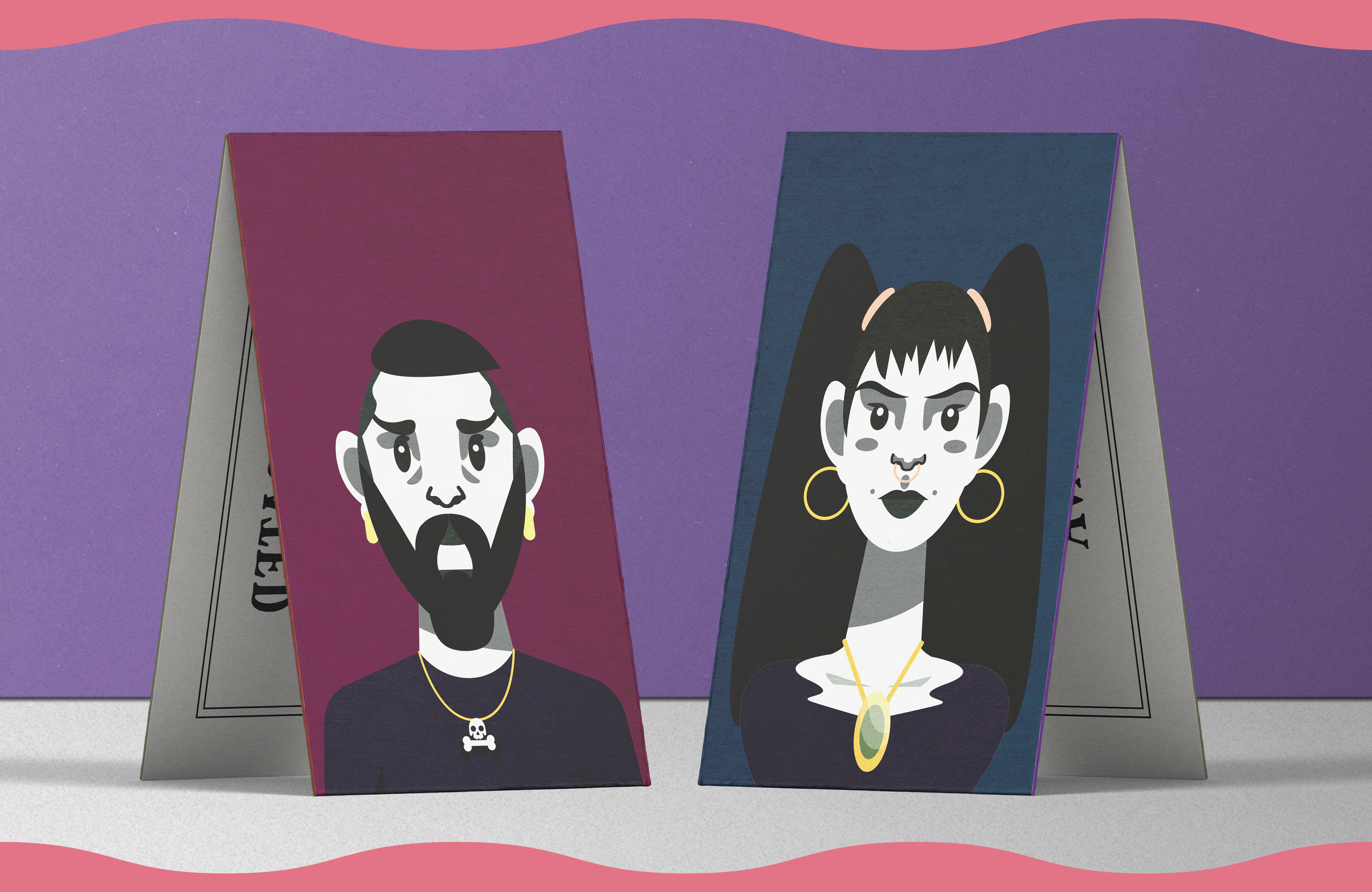 Векторные иллюстрации персонажей