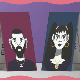 Векторные иллюстрации персонажей