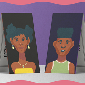 Векторные иллюстрации персонажей