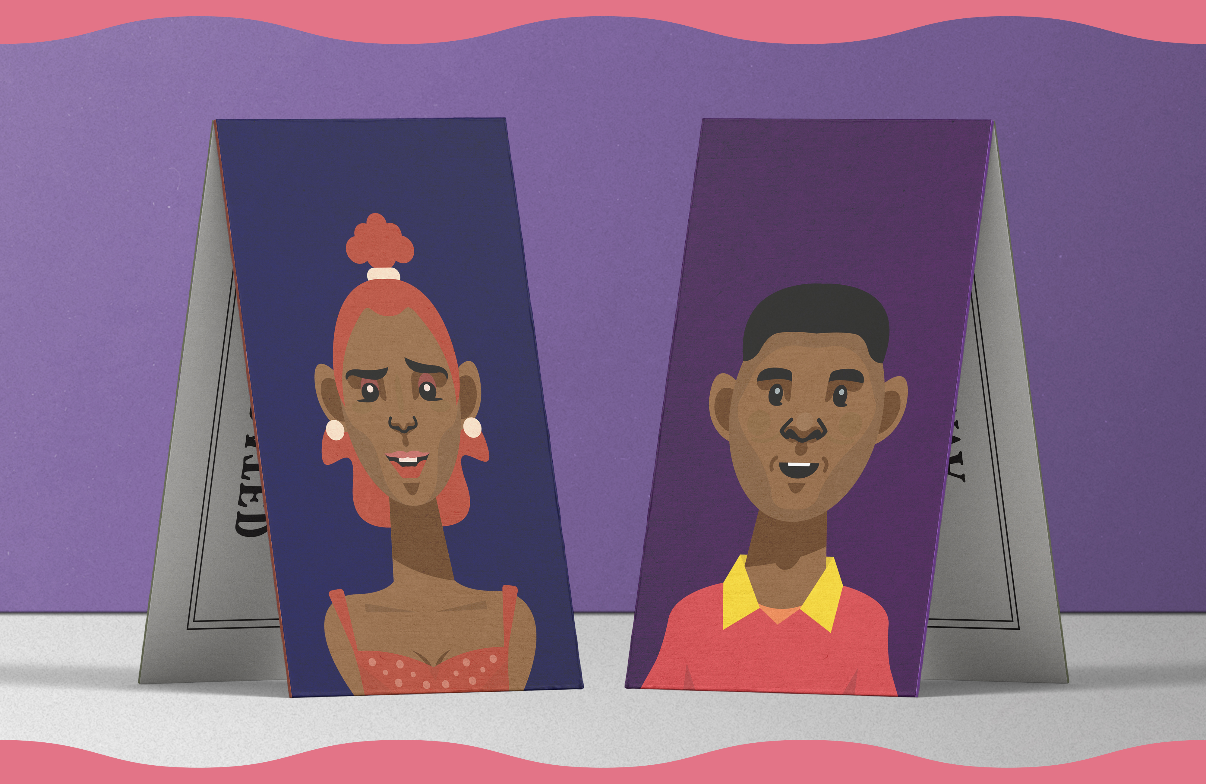 Векторные иллюстрации персонажей