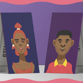 Векторные иллюстрации персонажей