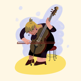 Серия иллюстраций «Королевство музыкалки»