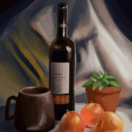 натюрморт с элементами повседневной жизни