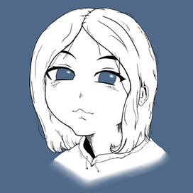 Портрет в стиле японской манги