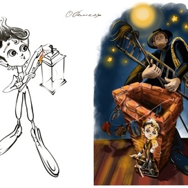 Иллюстрация про одного мальчугана:)