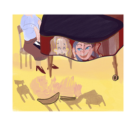 Серия работ «Королевство музыкалки»