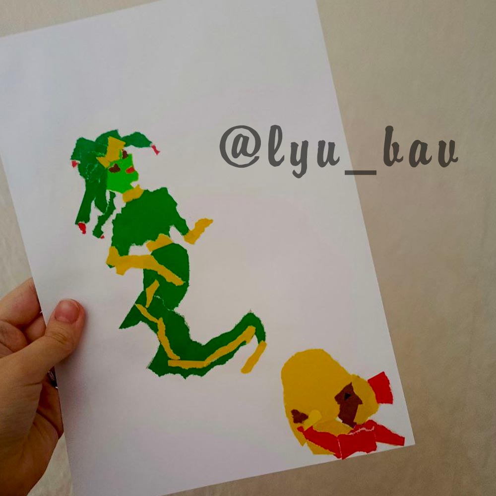 Коллаж_апликация_мифы древней Греции