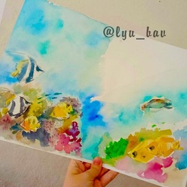 Барьерный риф. Рыбы в океане