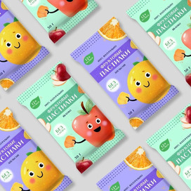 Персонажи для упаковок фрутовой пастилы