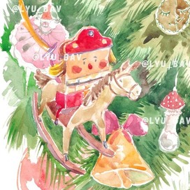 Щелкунчик_акварель