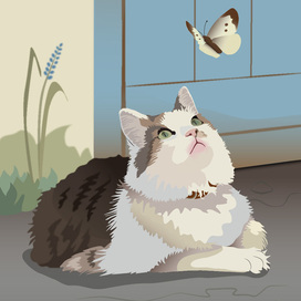 Котик мечтает