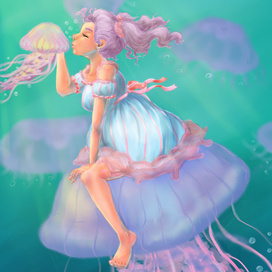 Иллюстрация "Под водой"