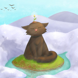 Весенний кот