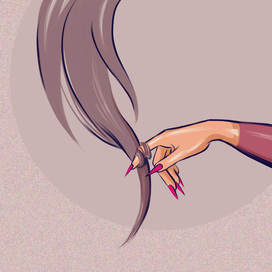 Прядь волос