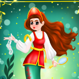 Русалка для  настольной карточной игры 
