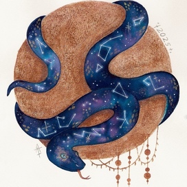 Космическая змея (Новый год 2024)