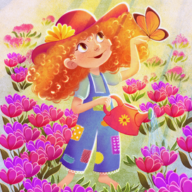 Иллюстрация с летним настроением 