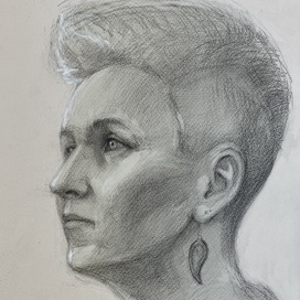 Портрет художницы