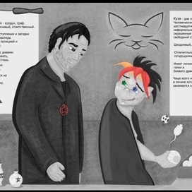 Иллюстрации к описаниям персонажей 