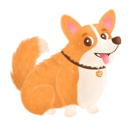 Корги пес персонаж