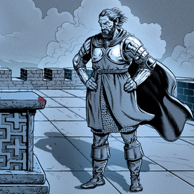 Тайна на крыше – монохромный вариант