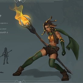 Концепт арт песонажа