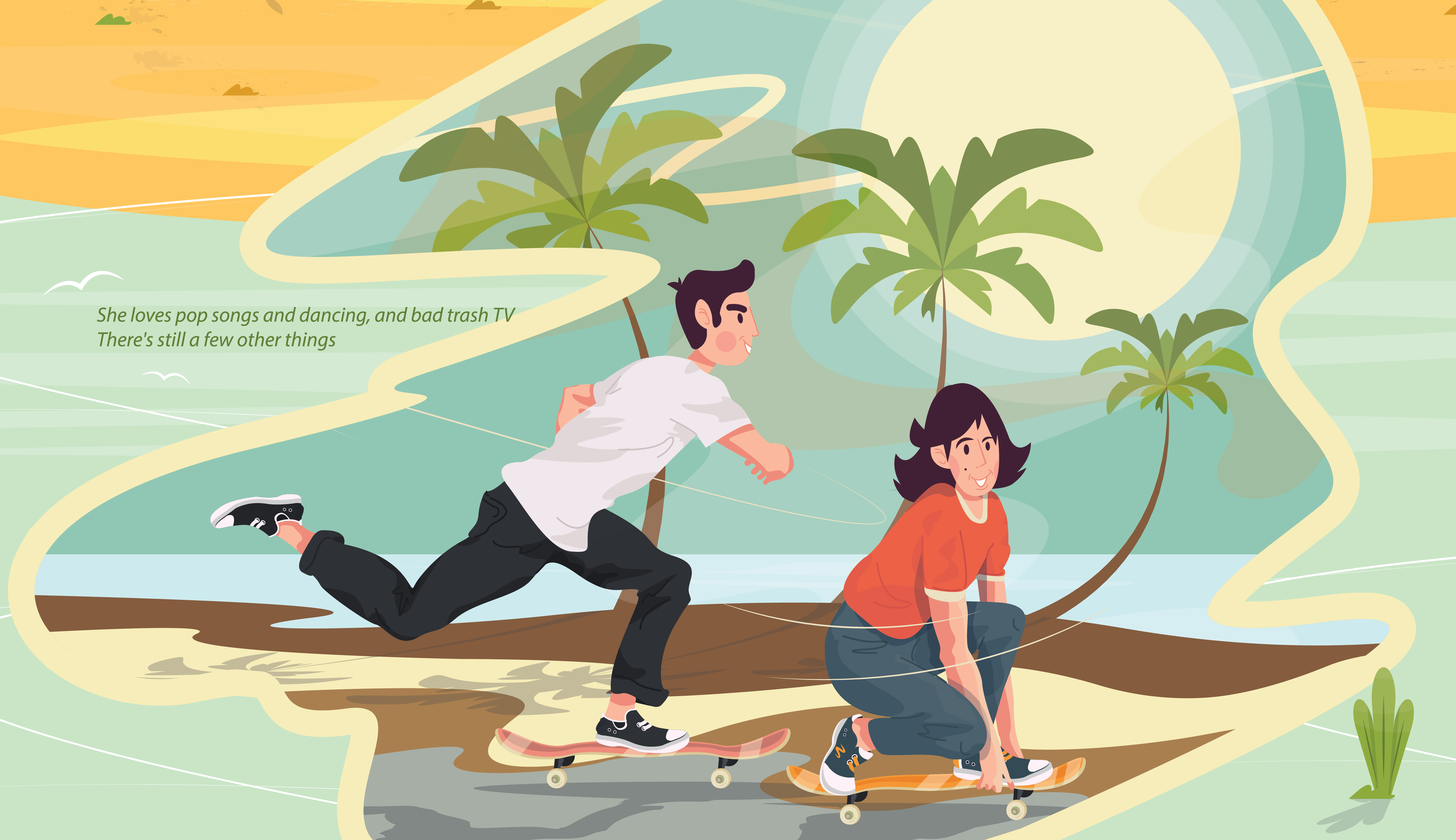 If you love her (an illustrated romantic story)