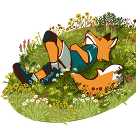 цветочная поляна 