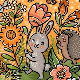 Заяц и Ёжик