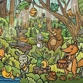 Лесные музыканты 