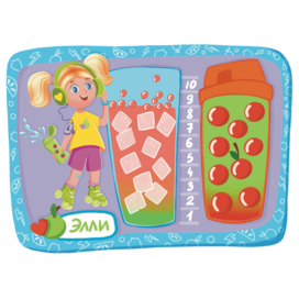 Детская настольная игра. Планшет игрока.