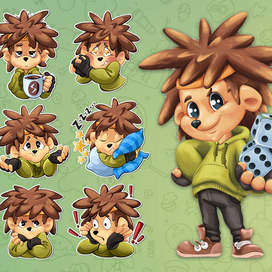 маскот Ежик