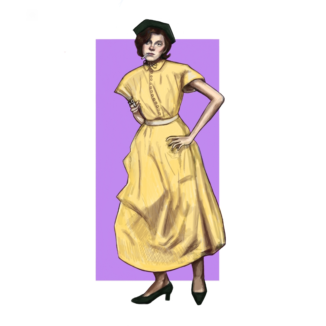 Портрет девушки в полный рост