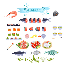 SEAFOOD STOCK SET 2019
