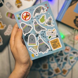 Стикерпак Голуби