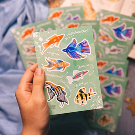 Стикерпак Аквариум