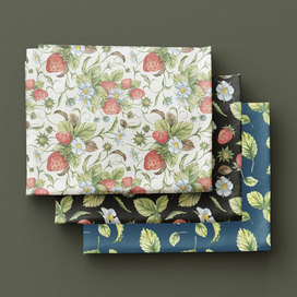 Акварельный бесшовный паттерн